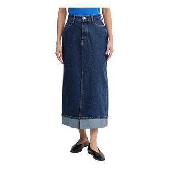 Marc O'Polo Dames, Rokken, Blauw, Maat: M Denim