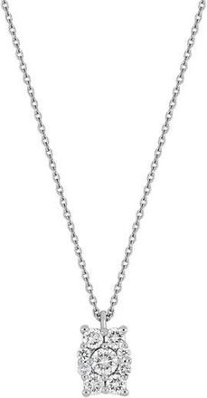 Bony Levy Mika Diamond Pendant Necklace in 18Kw at Nordstrom Rack