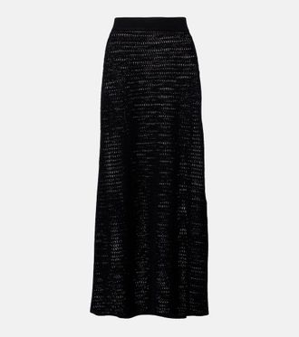 スカート VICTORIA BECKHAM NAVY BLUE SKIRT IN WOOL BLEND Victoria Beckham Navy blue skirt in wool blend | TheDoubleF
