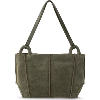 The Sak Los Feliz Satchel in Moss Suede at Nordstrom