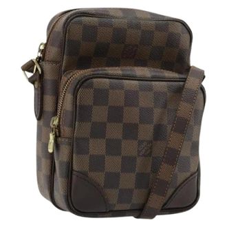 Louis Vuitton Pre-owned Cross Body Bags, female, Brown, Size: ONE SIZE Pre-owned Damier Ebene Shoulder Bag