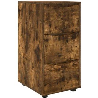 vidaXL Armario De Almacenamiento Roble Ahumado 40 X 48 X 81 Cm Vidaxl