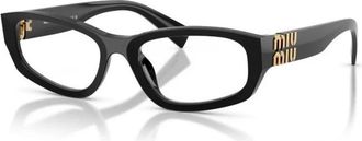 Miu Miu MU 04Yv 16K1O1 Brillen - Dames - Brillen - Zwart - 52 MM - Accessoires