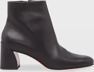 Christian Louboutin 55mm Turela Leather Side-Zip Booties