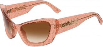 Dsquared2 Womens D2 0118 57 733 Sunglasses - Orange - One Size