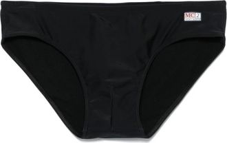 MC2 Saint Barth Zwart zee kleding met logolabel - Heren - Strandmode - Zwart - S - Badmode