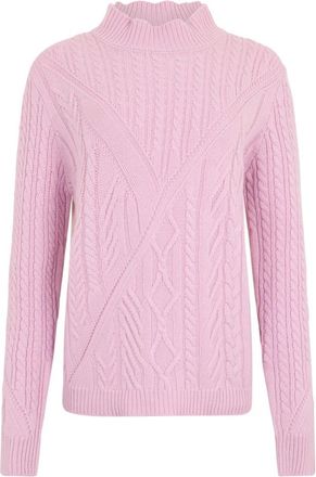 Malo Long-sleeve Sweater - Dames - Cashmere truien - Roze - XS - Kasjmier - Truien & Vesten