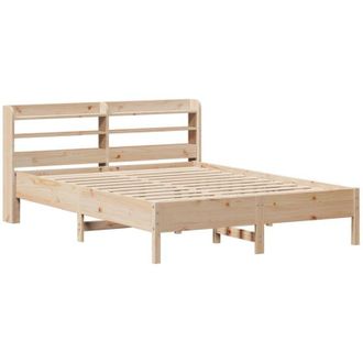 vidaXL Vidaxl - Estructura De Cama Sin Colch&oacute;n Madera De Pino Blanco 150x200 Cm
