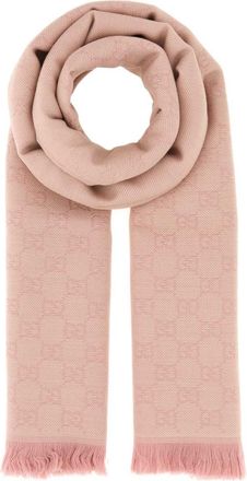 Gucci Light Pink Signature Pattern Scarf