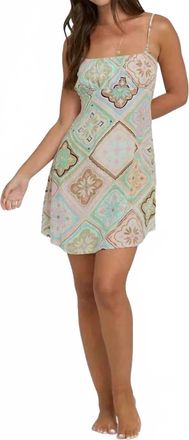 Billabong Dreaming Of Sun Mini Dress In Cactus