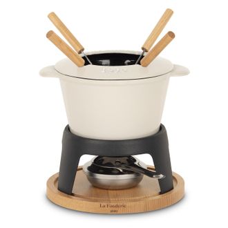 H.Koenig Fondue 4 Personas - Mont Joly - Color Beige - Hkoenig