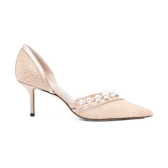 Jimmy Choo London Schoenen, Dames, Roze, 40 EU, Leer, AURELIE Pumps