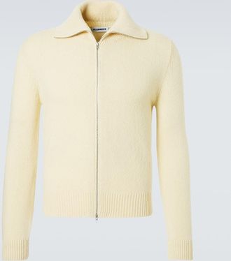 Jil Sander Wool-blend zip-up sweater