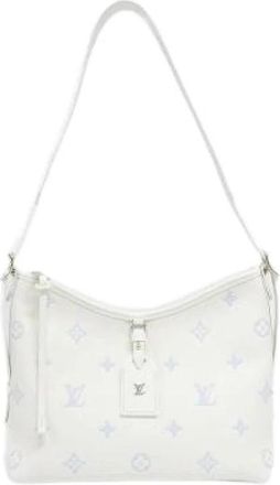 Louis Vuitton Pre-owned Monogram Empreinte Schoudertas - Dames - Vintage Schoudertas - Wit - ONE Size - Leer - Vintage