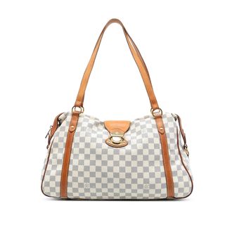 Louis Vuitton Pre-owned Womens Damier Azur Stresa Gm - Light Grey Textile - One Size