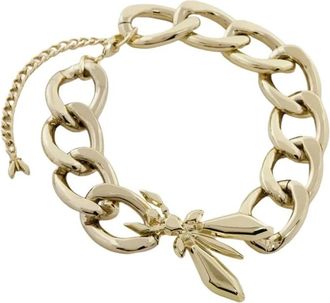 Patrizia Pepe Collana Maxi Chain Fly - - Accessories - Donna - Giallo - ONE SIZE