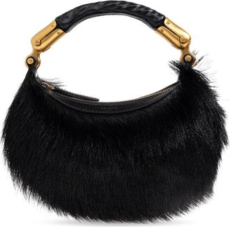 Balmain Faux Fur Handtas - Dames - Handtassen - Zwart - ONE Size - Tassen
