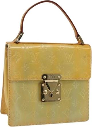 Louis Vuitton Pre-owned Handbags, female, Yellow, Size: ONE SIZE Pre-owned Leather Handbag