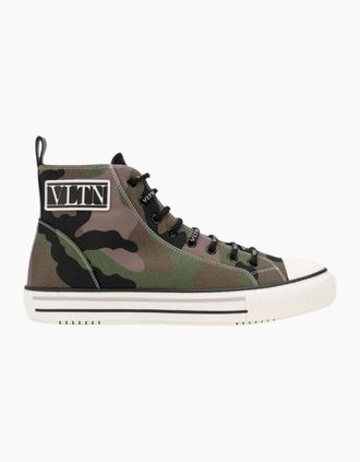 Valentino Mens Valentino Camo Green Shoes Mens - Tan - Size: 10