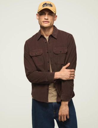 Lucky Brand Mens Corduroy Workshirt