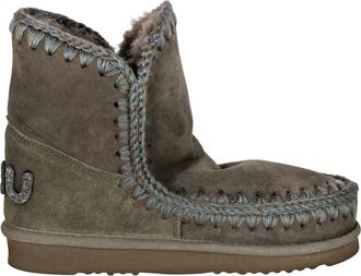 Mou Eskimo 18 Suede - Dames - Winterlaarzen - Groen - 36 EU - Wol - Schoenen
