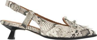 VIA VAI Lea Aileen Slingbacks - Dames - Pumps - Beige - 39 EU - Leer - Schoenen