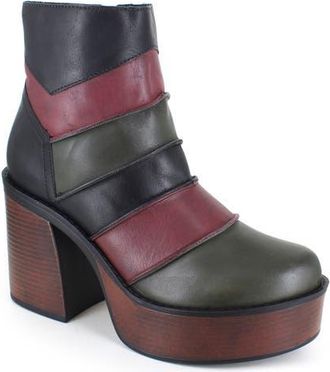 Zigi Soho Noa Platform Bootie in Black/Red at Nordstrom, Size 10