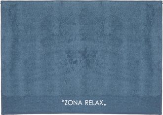 KASANOVA Tappeto bagno 60x85 cm blu Quotes