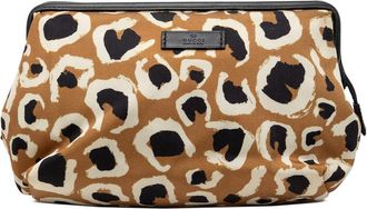 Gucci Pre-owned Gucci Leopard Print Canvas Pouch Ladies WVLGS8V8MAPR56ME