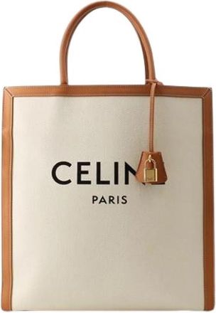 Celine Pre-owned Vintage Tote Bag - Dames - Vintage Shopper - Beige - ONE Size - Leer - Vintage