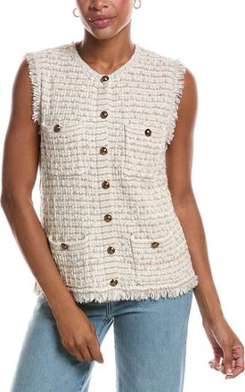 Autumn Cashmere Long Tweed Vest