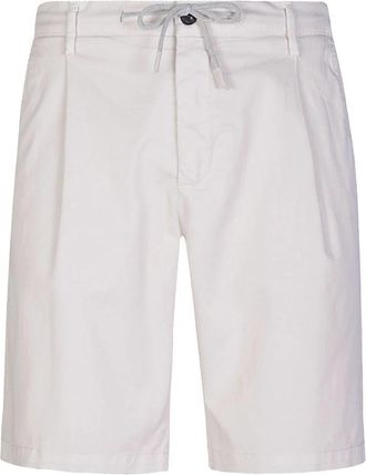 Eleventy Cotton Jogger Bermuda Shorts - Heren - Korte Broeken - Wit - W31 - Katoen - Korte Broeken