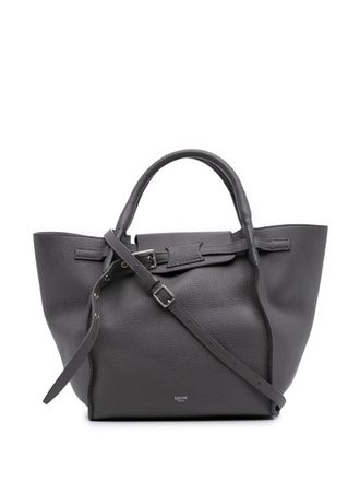 Celine 2019 kleine Big Bag tas van bewerkt kalfsleer - Grijs
