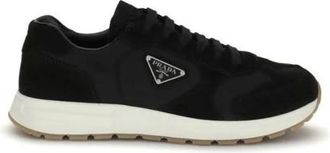 Prada Schoenen, Heren, Zwart, 42 EU, Leer, Prax 01 Sneakers