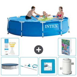 Intex Piscina Con Estructura Redonda - 305x76 Cm - 7-piezas S17