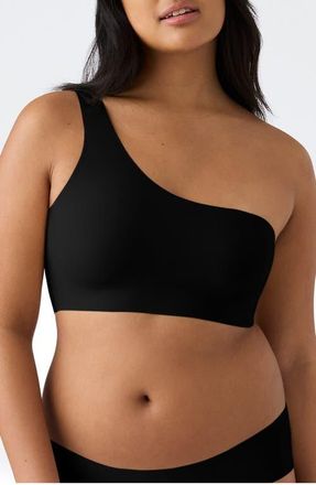 True & Co. True Body One-Shoulder Bra in Black at Nordstrom, Size X-Large