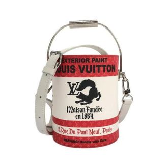 Louis Vuitton Pre-owned Paint Can Coated Canvas Bag - Dames - Pre-owned - Beige - Maat: ONE Size