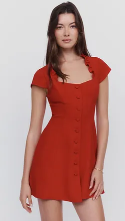 Amanda Uprichard Jadie Mini Dress
