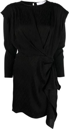 Iro Black Short Jacquard Dress