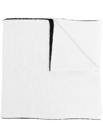 Alberta Ferretti Sciarpa con stampa - Bianco