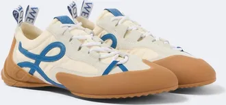 Loewe Grip Anagram suede-trimmed sneakers
