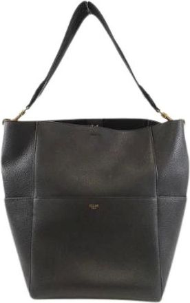 Celine Pre-owned Shoulder Bags, female, Black, Size: ONE SIZE Pre-owned Vintage Shoulder Bag