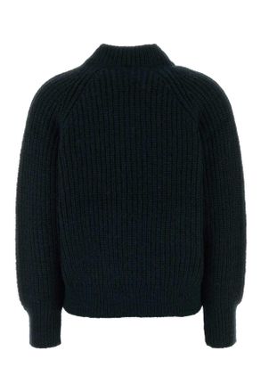 Anine Bing Womens Petrol Blue Kendrick Sweater Emerald Maglieria