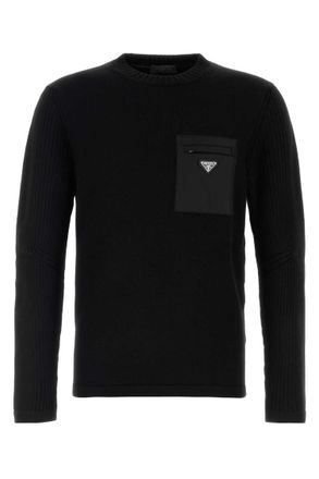 Prada Black Wool Sweater