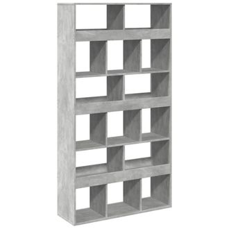 Berkfield Home Bookcase Concrete Grey 100x33x187.5 cm Engineered Wood