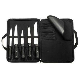Sabatier Trompette Malet&iacute;n de 5 cuchillos negro