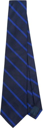 Polo Ralph Lauren striped silk tie - men - Silk - One Size - Blue