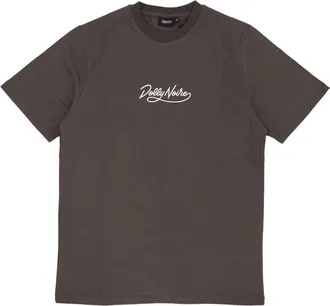 Dolly Noire Tops, Heren, Bruin, XL, Katoen, Bruine Mannen Choke Tee Shirt