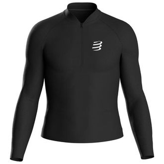 Compressport 3D Thermo Merino L/S Top Laufshirt - Unisex | schwarz