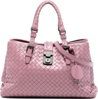 Bottega Veneta Pre-owned Bottega Veneta Small Nappa Intrecciato Roma Satchel Ladies 1FKY0MDTOLYV1LZD